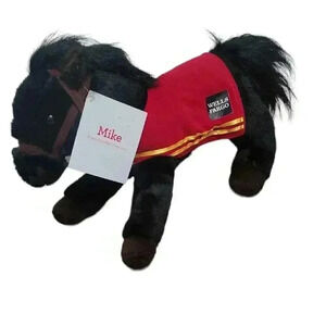 Wells Fargo Mike the black horse plush 15in NWT